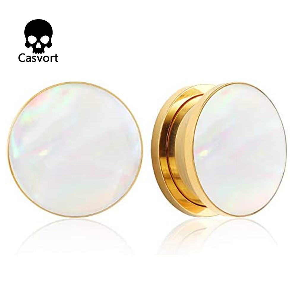 Casvort 2 PCS Fashion Ear Plug - Body Jewelry Ear Gauges ulasan dan harga