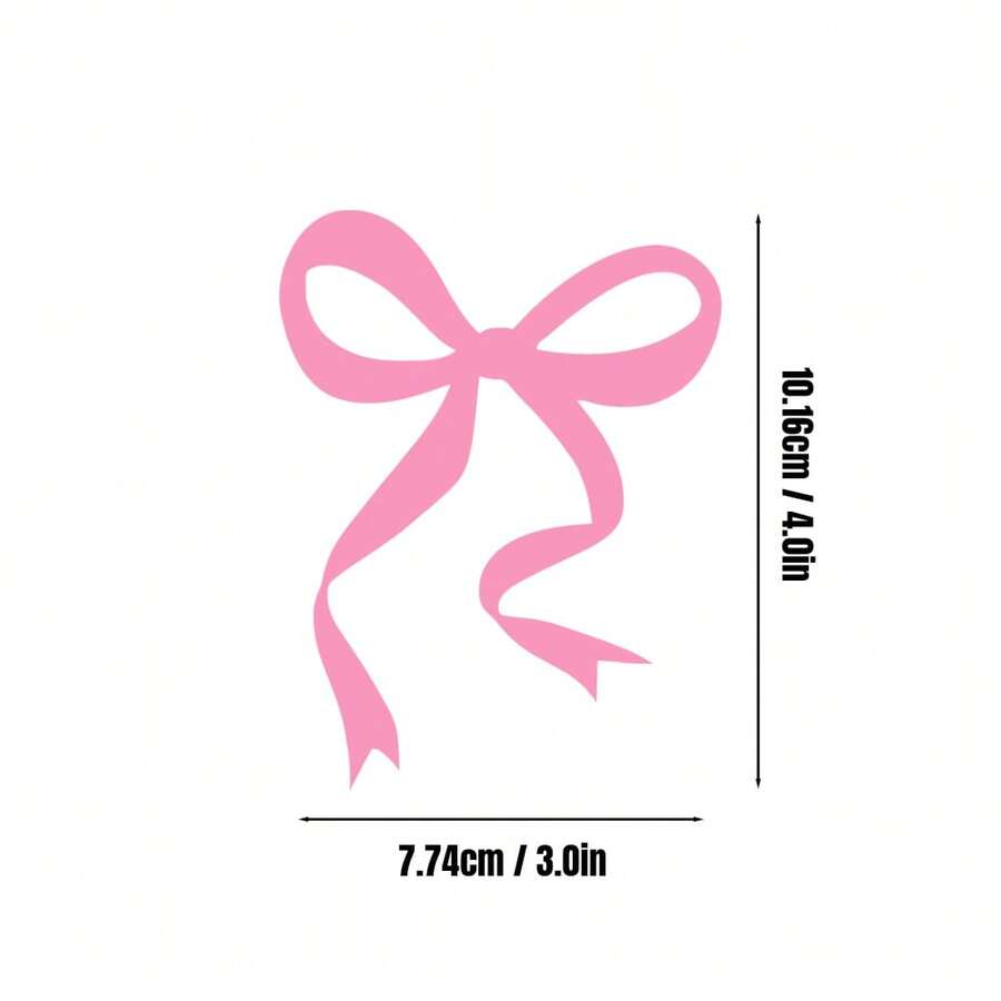 1 Pc Bow Car Decal, Vinyl Girl - Body Jewelry Stickers ulasan dan harga