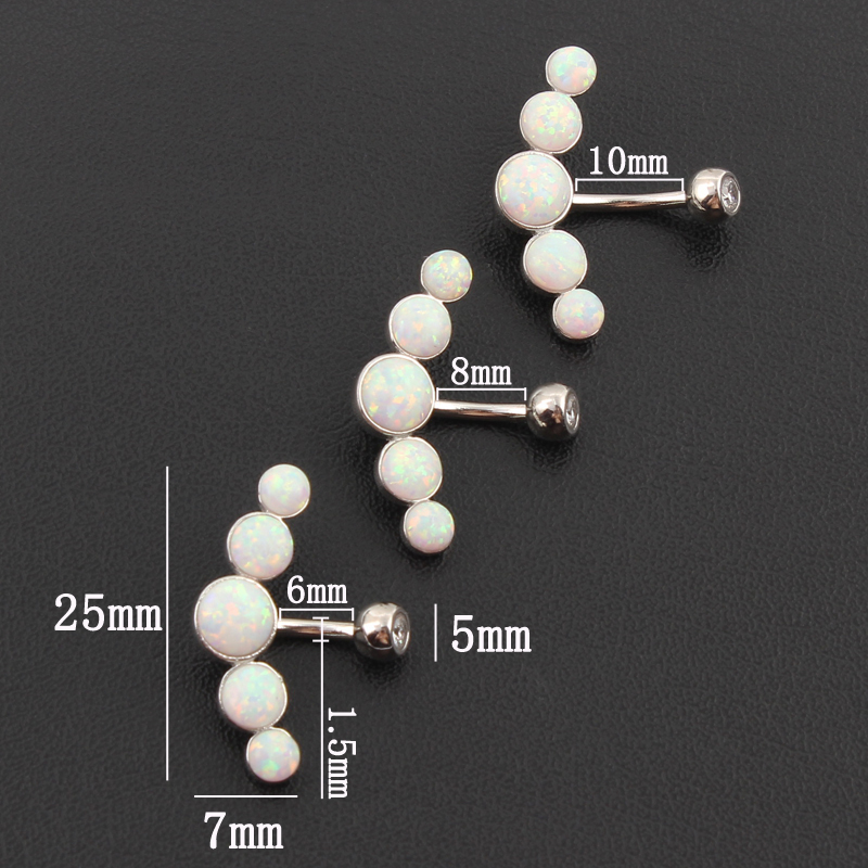 Belly button ring 925 sterling - Body Jewelry Materials ulasan dan harga