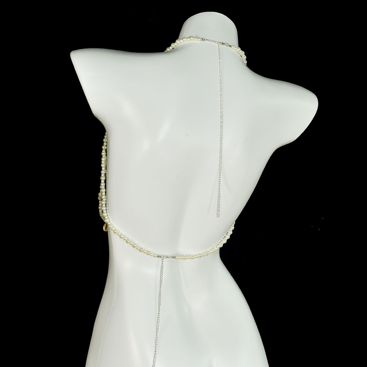 Fashion Imitation Pearl Bra Wa - Body Jewelry Beach ulasan dan harga