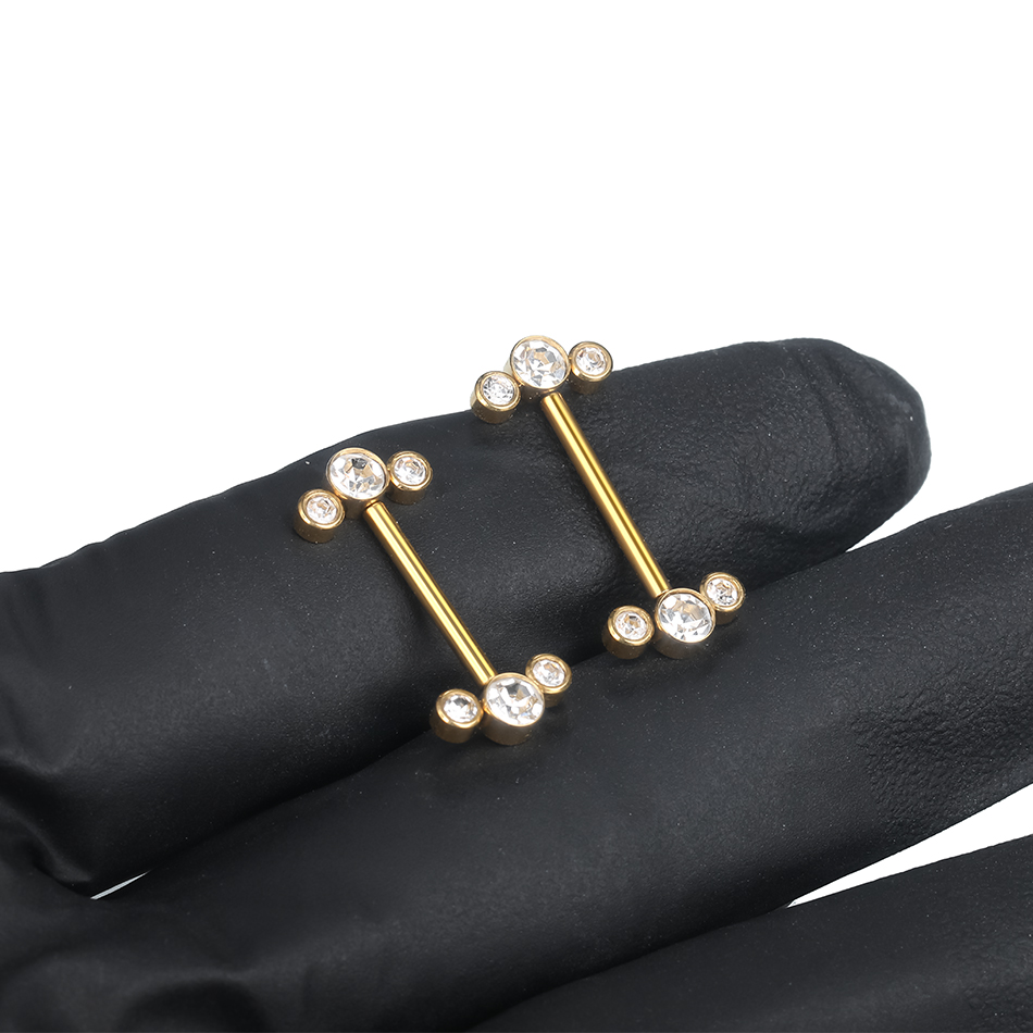 1/5PCS G23 Titanium PIERC Gold - Body Jewelry Changing Kit ulasan dan harga