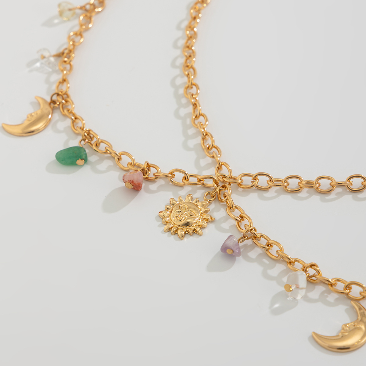 Boho Star Moon Sun Pendant Wai - Body Jewelry Beach ulasan dan harga