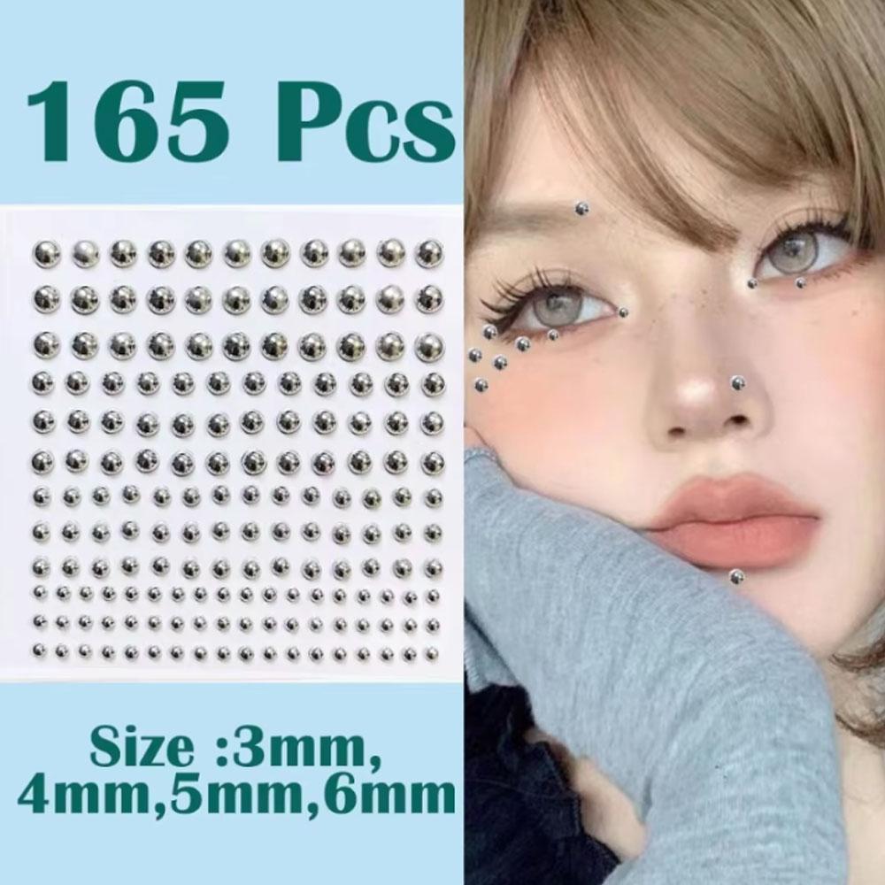 1Sheet Acrylic Rhinestone Stic - Body Jewelry Stickers ulasan dan harga