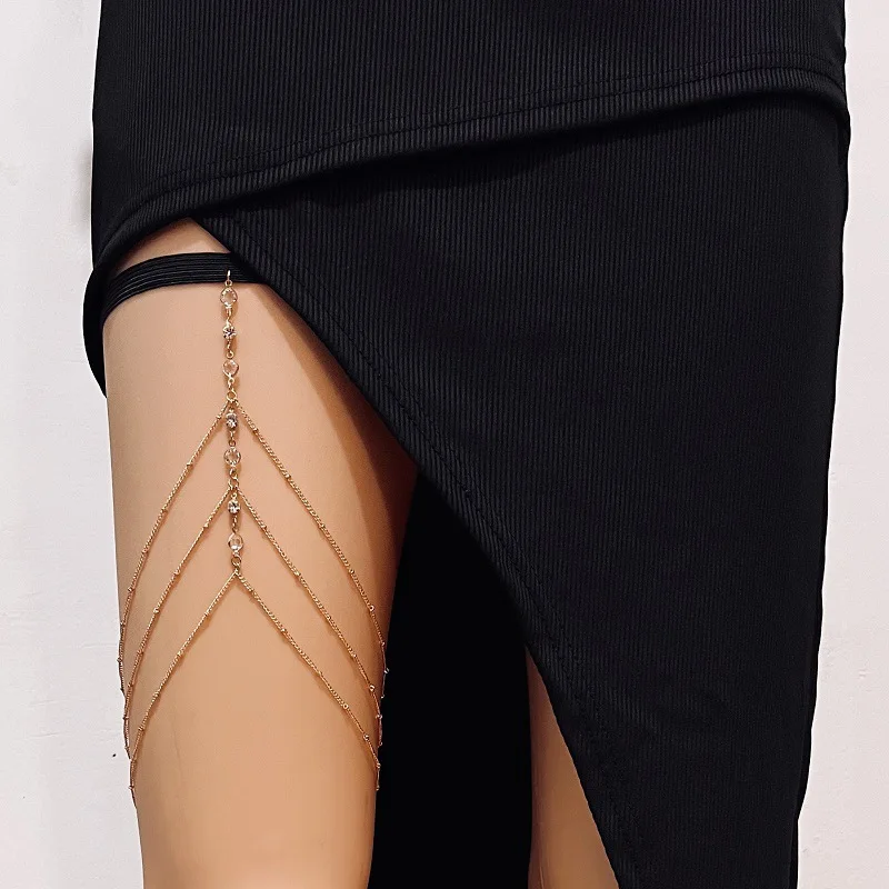 Fashion Summer Bohemian Thigh  - Body Jewelry Thigh Chain ulasan dan harga
