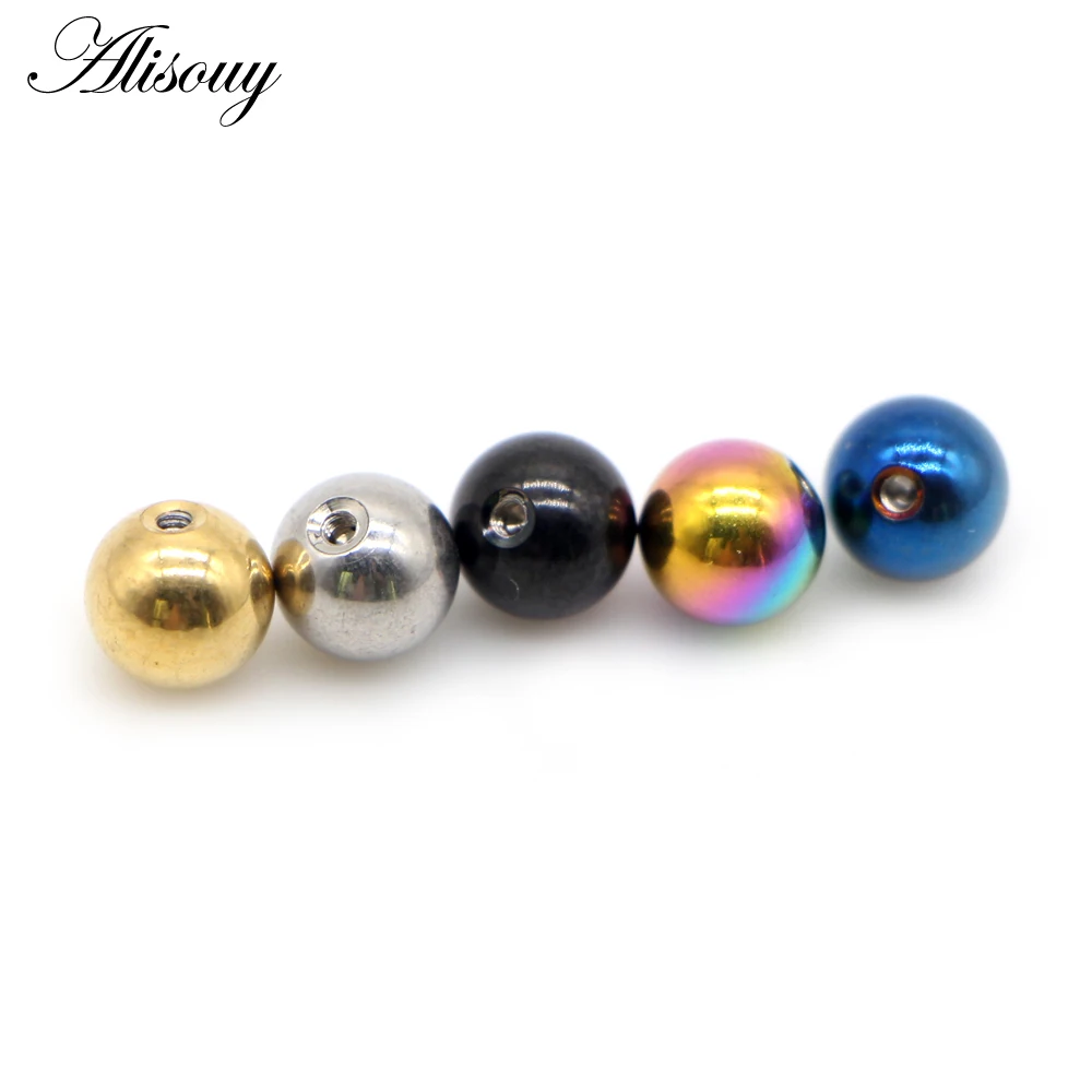 Alisouy 10 Pieces/Lot Stainles - Body Jewelry Replacement Ball ulasan dan harga