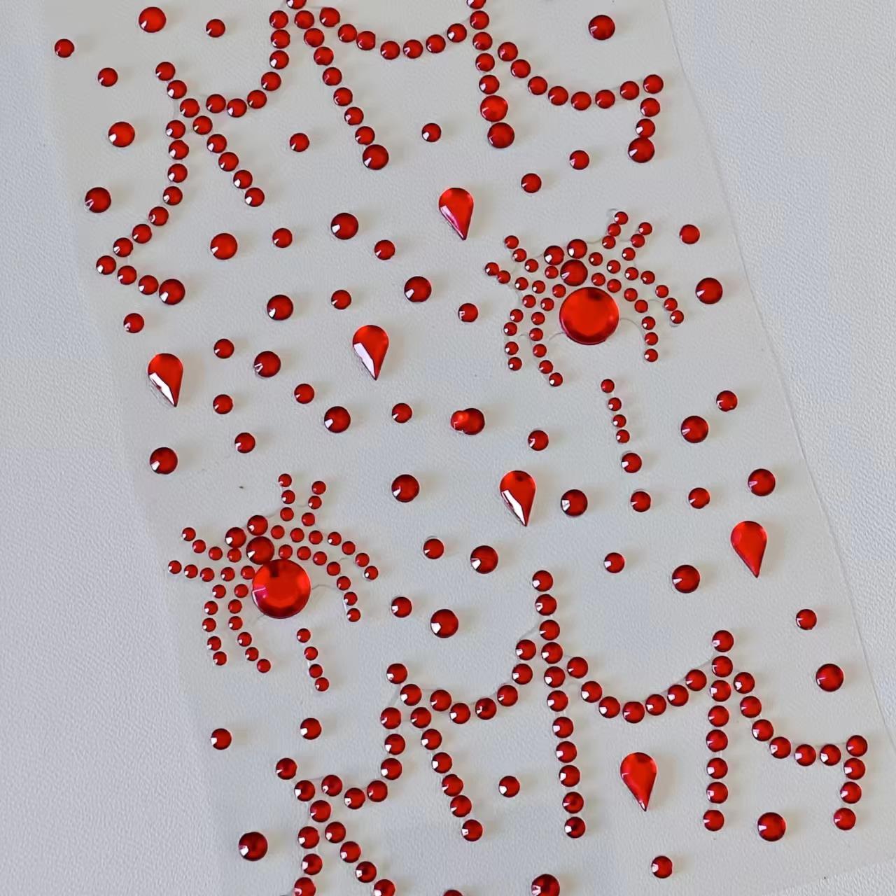 1 Sheet/3 Sheets Halloween Dar - Body Jewelry Stickers ulasan dan harga