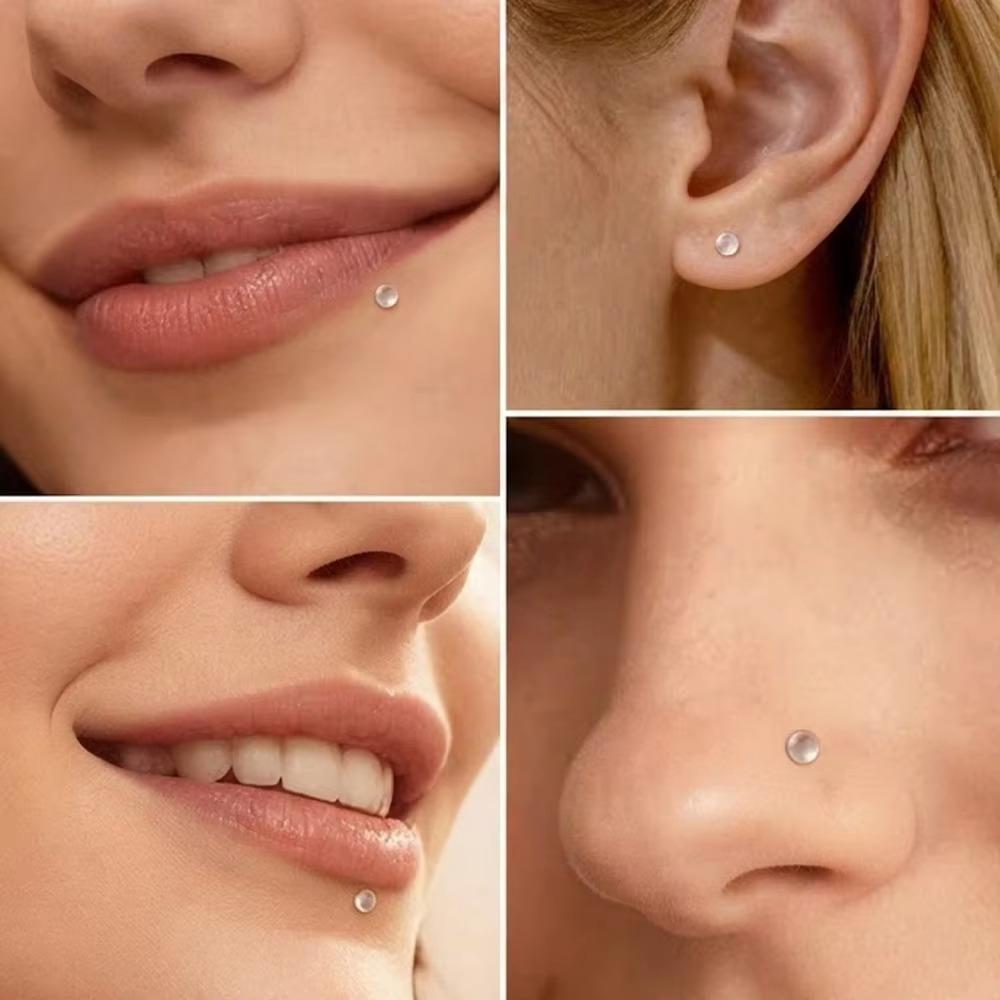 20pcs/Box Acrylic Round Ball L - Body Jewelry Materials ulasan dan harga