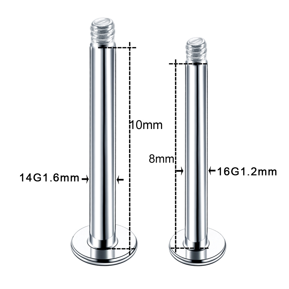 100pcs/lot Steel Earring Barbe - Body Jewelry Replacement Ball ulasan dan harga