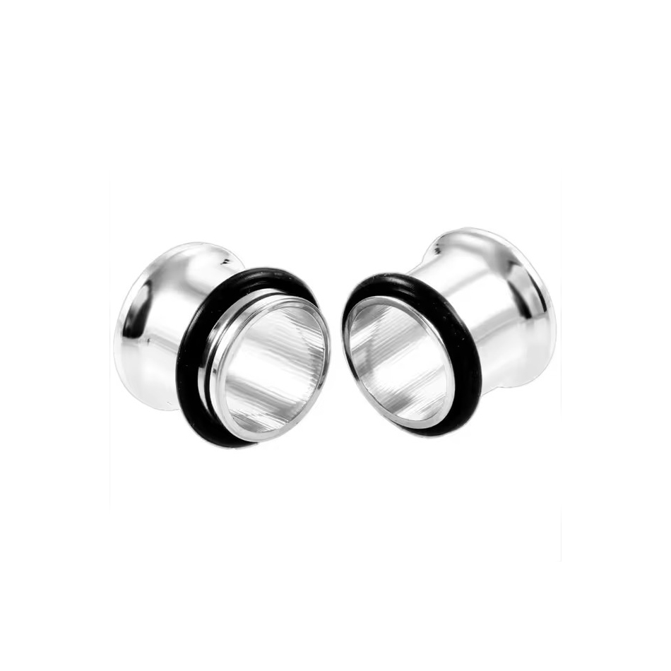 1Pair Stainless Steel Ear Plug - Body Jewelry Ear Gauges ulasan dan harga
