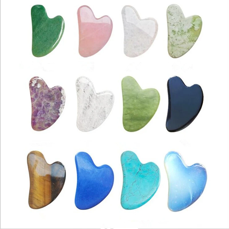 Natural Green Jades Roller Fac - Body Jewelry Materials ulasan dan harga