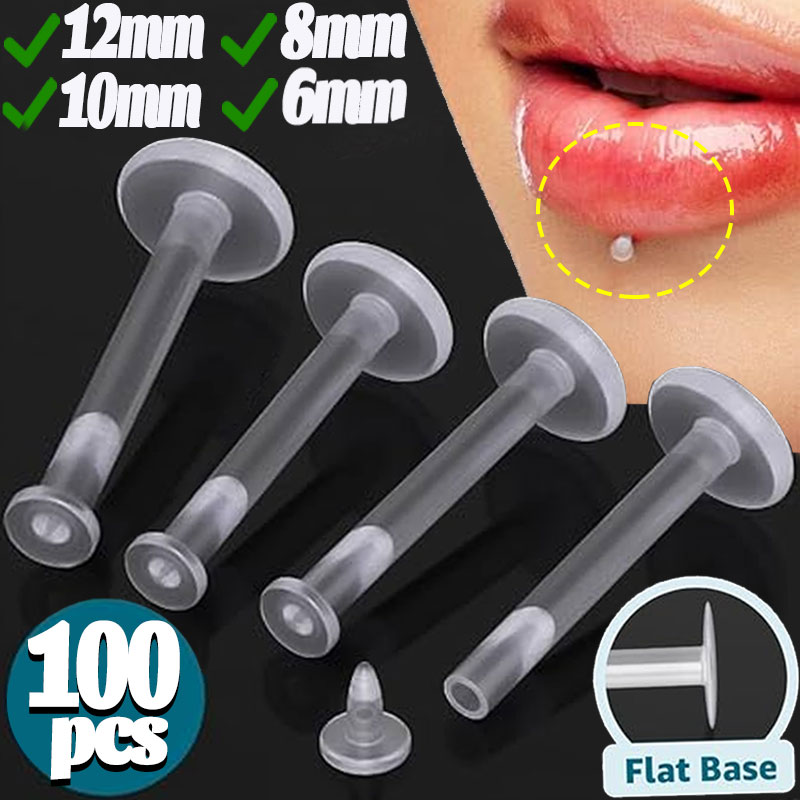 10PC Transparent Acrylic Soft  - Body Jewelry Ear Gauges ulasan dan harga