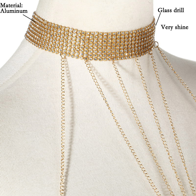 Gold Color Body Chain Women  R - Body Jewellery ulasan dan harga