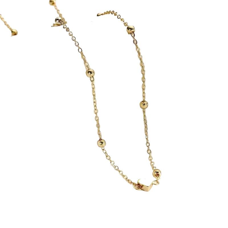 Girls Simple Heart Beaded Bell - Body Jewelry Beach ulasan dan harga