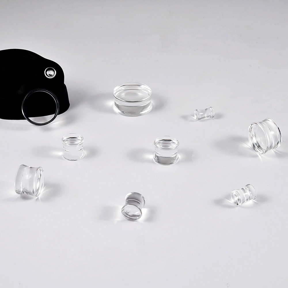 1PAIR Acrylic Transparent Colo - Body Jewelry Ear Gauges ulasan dan harga