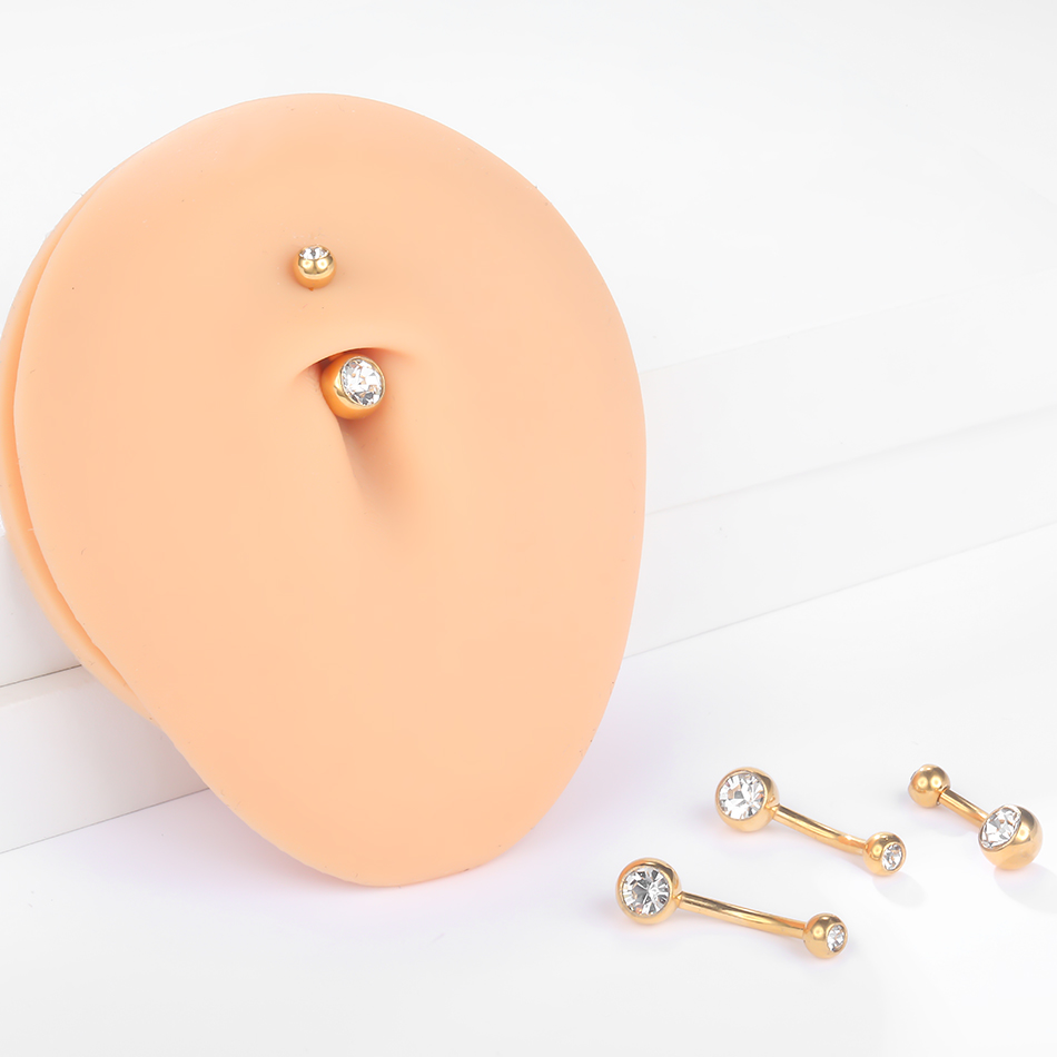1Pc G23 Titanium Belly Button  - Belly Bar Titanium ulasan dan harga