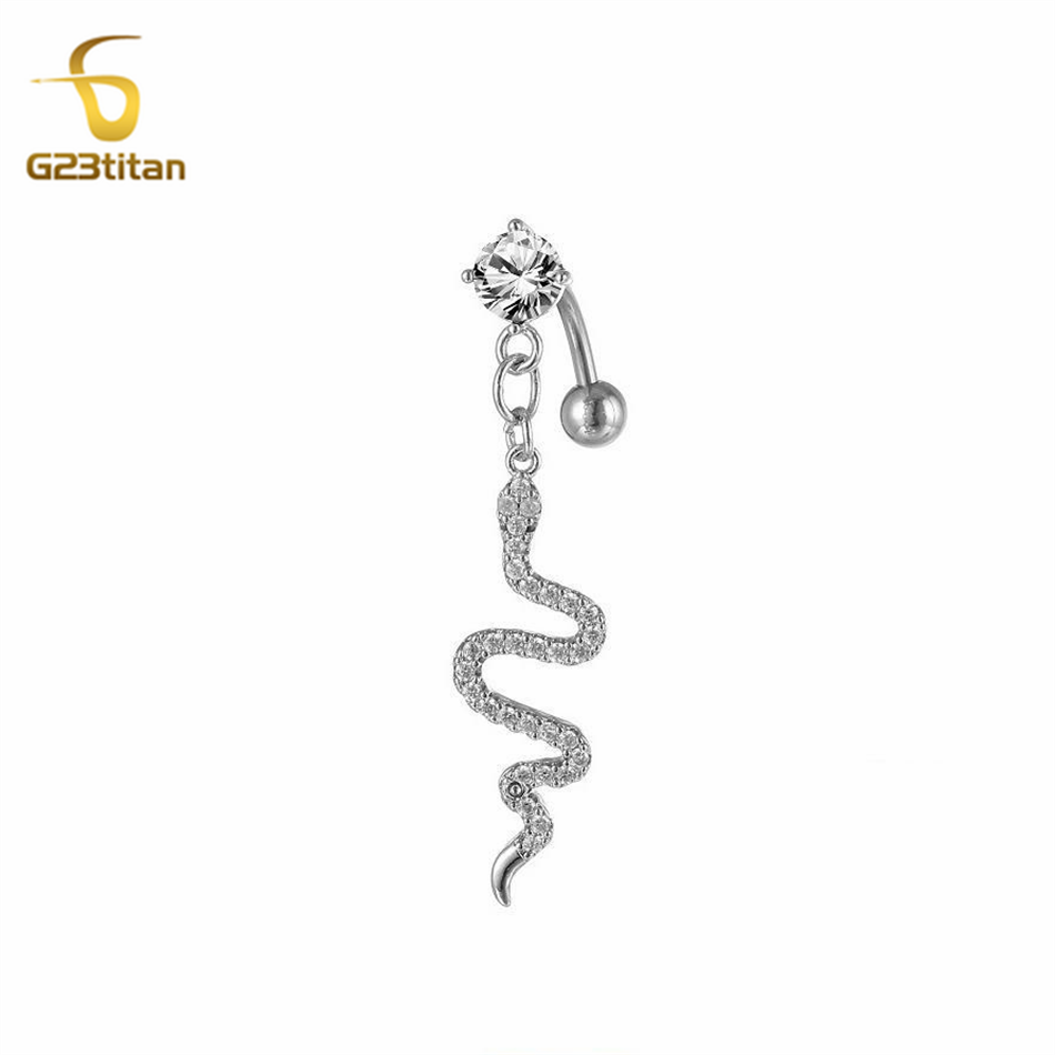 G23titan Animal Snake Dangle R - Belly Bar Titanium ulasan dan harga
