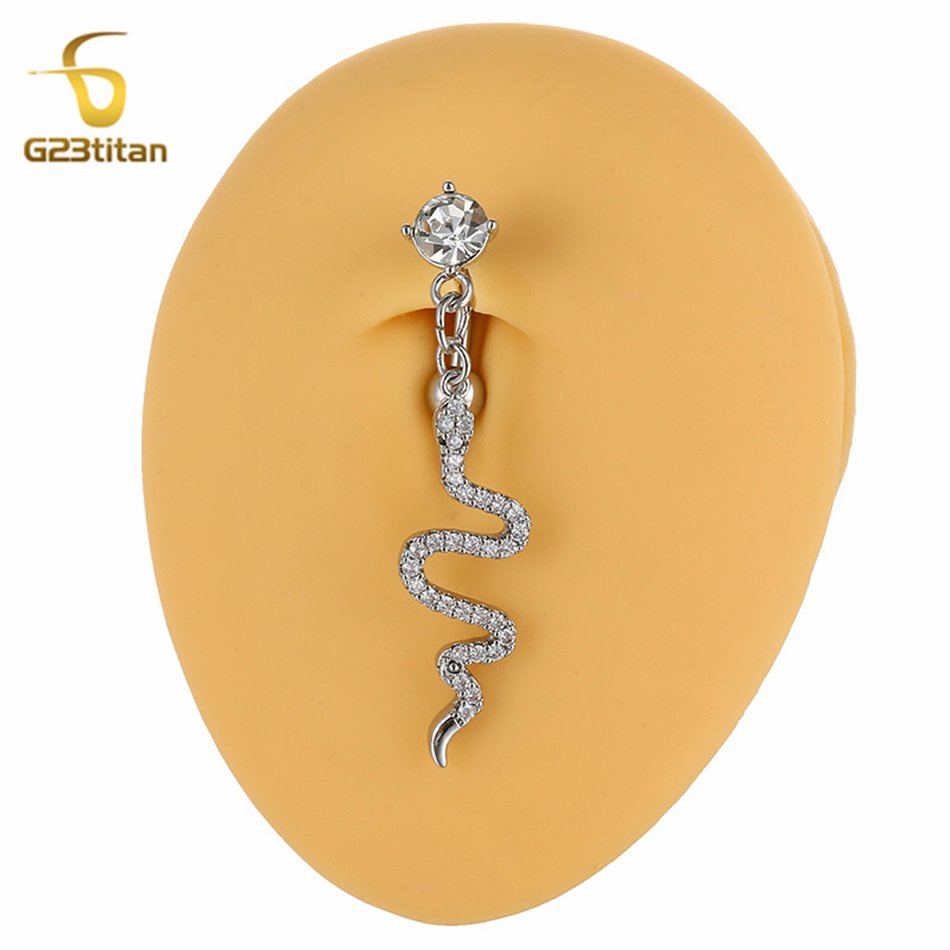 G23titan Animal Snake Dangle R - Belly Bar Titanium ulasan dan harga