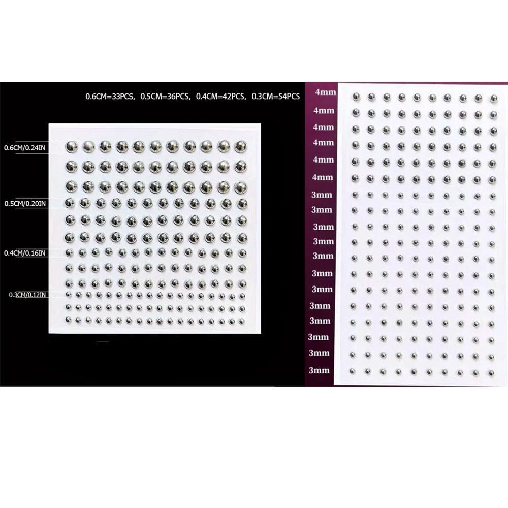 58-180pcs Set Non Piercing Lip - Body Jewelry Stickers ulasan dan harga