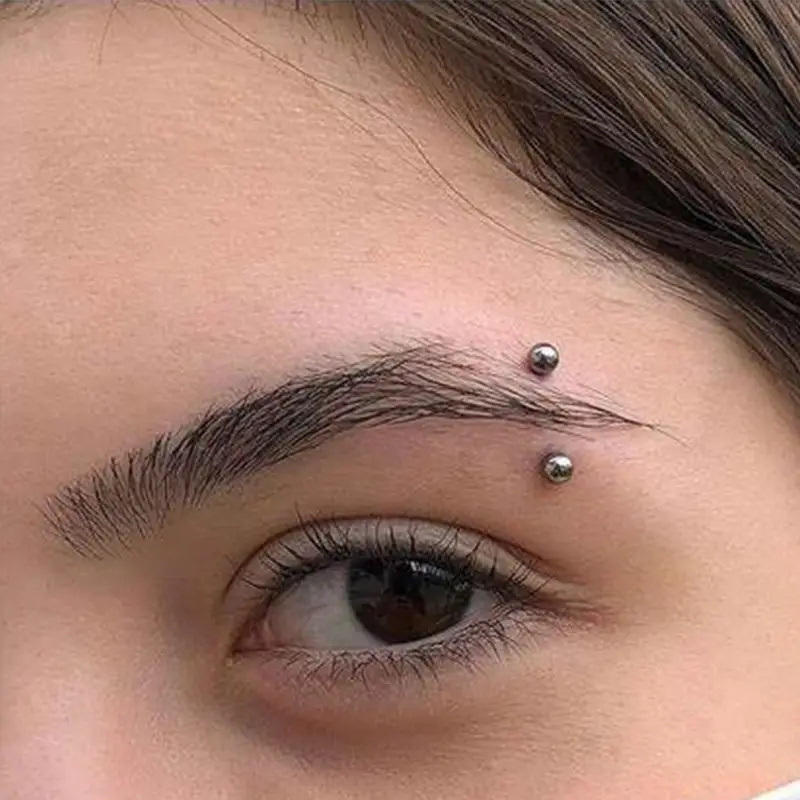 3pcs 16G Stainless Steel Curve - Body Jewelry Replacement Ball ulasan dan harga
