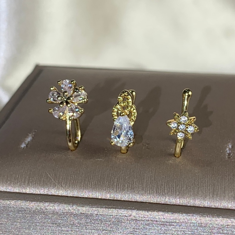 3-piece French style minimalis - Body Jewelry Materials ulasan dan harga