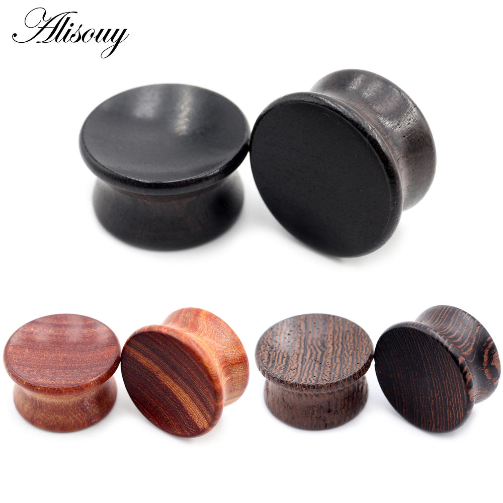 Alisouy 2pcs 6mm-20mm Concave  - Body Jewelry Ear Gauges ulasan dan harga
