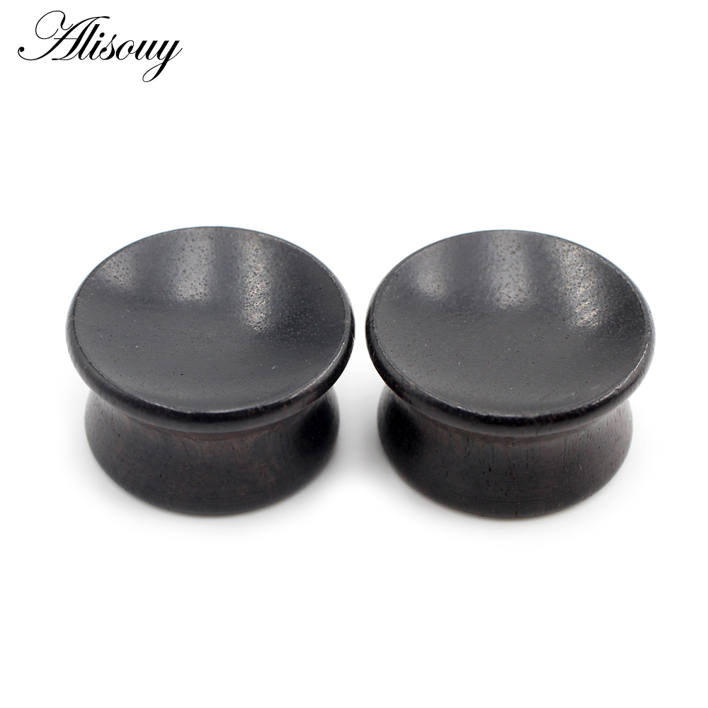 Alisouy 2pcs 6mm-20mm Concave  - Body Jewelry Ear Gauges ulasan dan harga