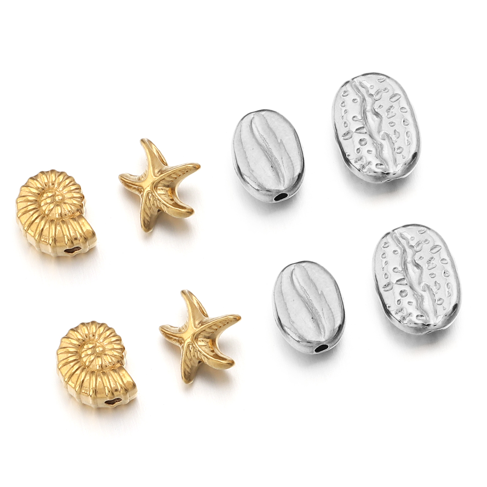 5pcs Stainless Steel Ocean Ani - Body Jewelry Beach ulasan dan harga