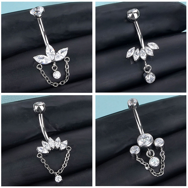 1PC Titanium Belly Button Ring - Body Jewelry Changing Kit ulasan dan harga