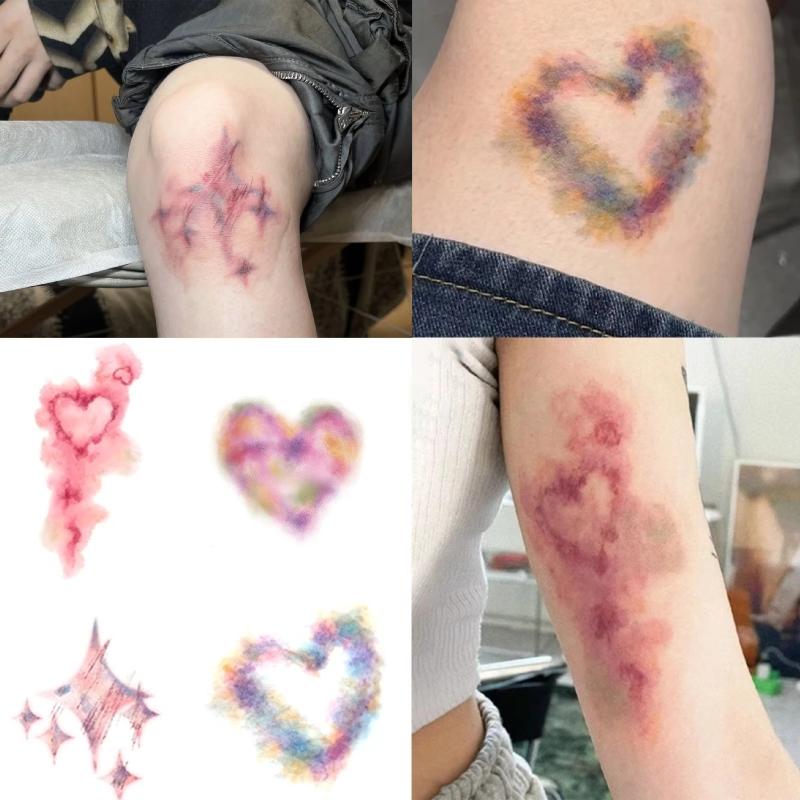4 Sheets Halloween Wound Bruis - Body Jewelry Stickers ulasan dan harga