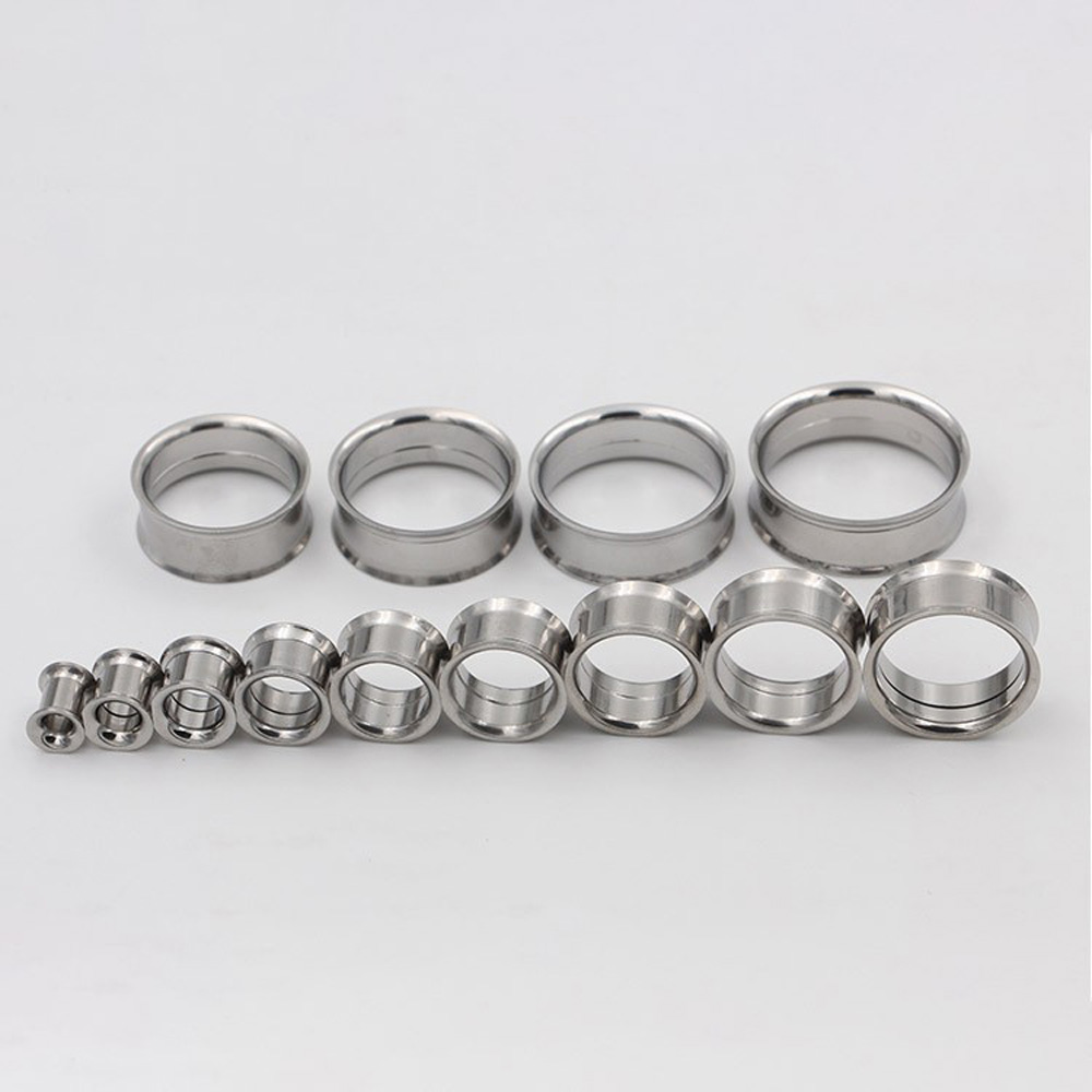 1 Pair/12 Pairs Set Stainless  - Body Jewelry Ear Gauges ulasan dan harga