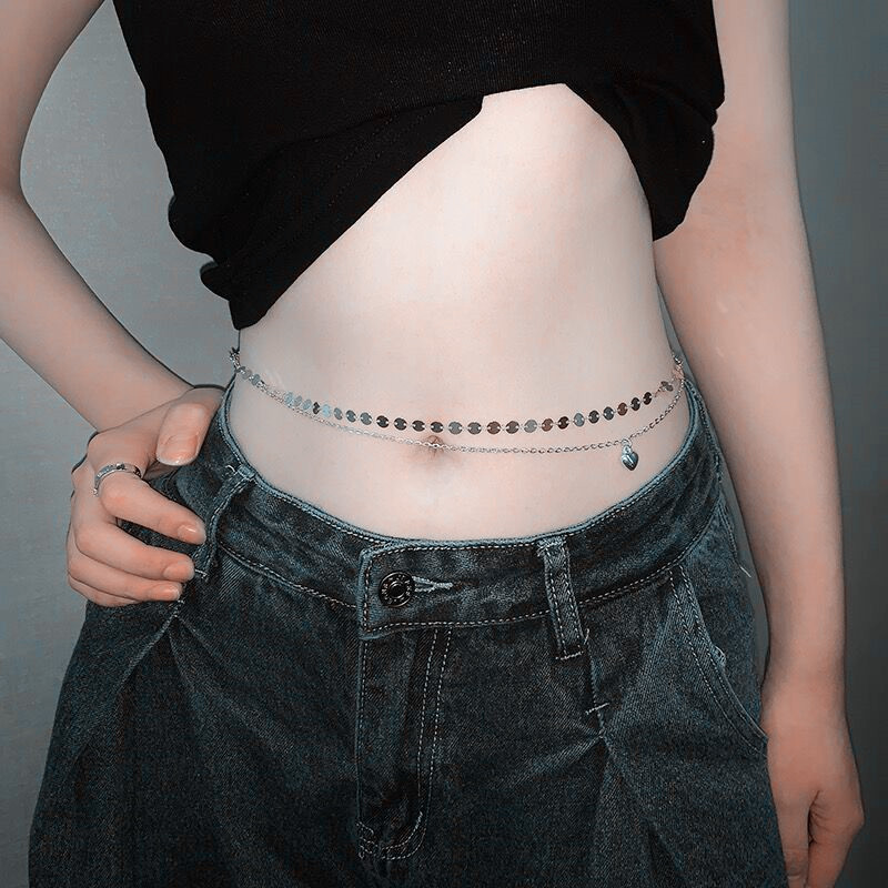 Fashion Simple Double Layer Be - Body Jewelry Beach ulasan dan harga