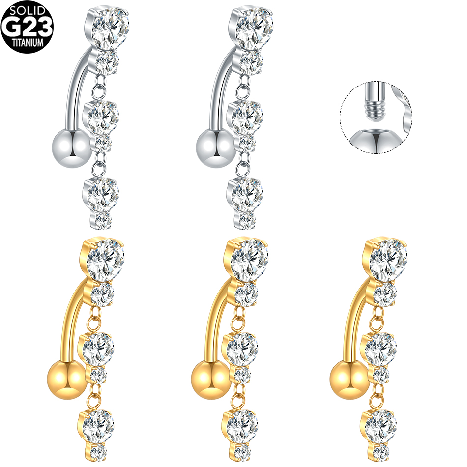 1/5PCS Titanium Reversed Bar C - Belly Bar Titanium ulasan dan harga