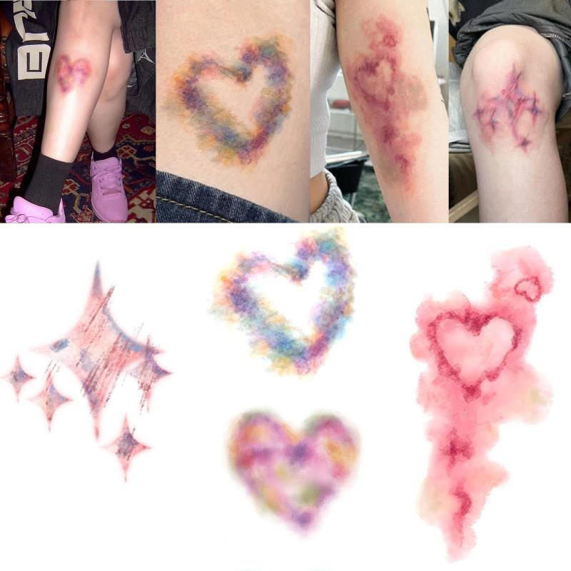 4 Sheets Fake Tattoo For Women - Body Jewelry Stickers ulasan dan harga