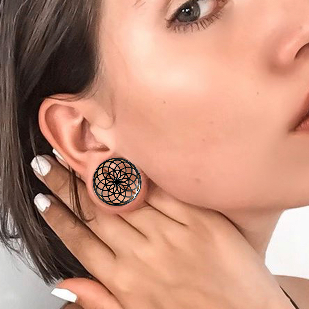 Vankula 2PCS 316 Stainless Ste - Body Jewelry Ear Gauges ulasan dan harga